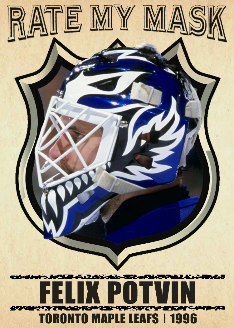 MY HOCKEY CARD OBSESSION: RATE MY MASK - Felix Potvin
