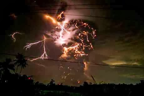 Foto letusan Gunung Kelud (Detik.com)