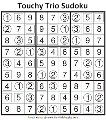 Answer of Touchy Trio Sudoku (Daily Sudoku League #139)