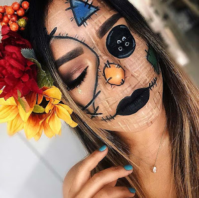 22+ Latest Scarecrow Halloween Makeup Ideas To Copy In 2019 ll notice such a large amount of superb concepts from vampires to ghosts and shuddery moti 22+ Latest Scarecrow Halloween Makeup Ideas To Copy In 2019