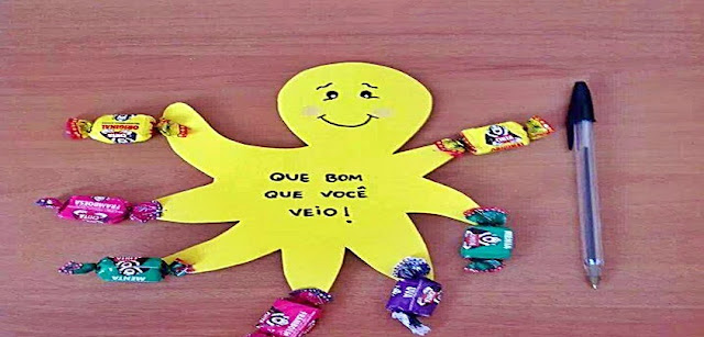 Lembrancinha volta às aulas Polvo Doce Lembrancinha volta às aulas Polvo Doce