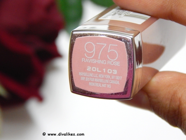 Maybelline Color Sensational Nude Lipstick Ravishing Rose 975 Shade