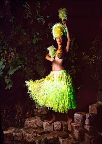 1 pièce 40cm/60cm Hawaïen Jupe Danse De Fête Costume Pour Femme