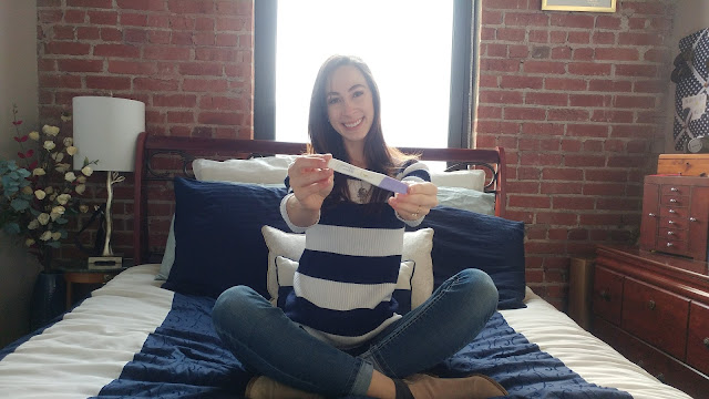 A positive pregnancy test!