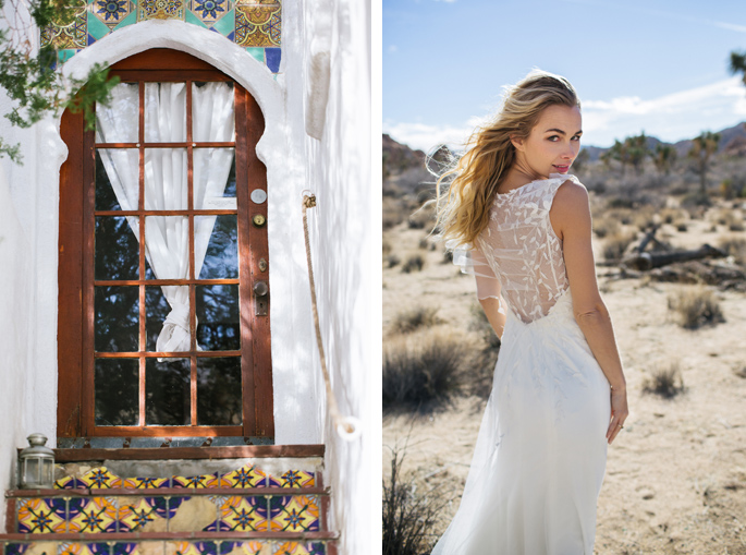 Honeymoon ideas / Photography: Kacie Q. Photography / Styling + Planning: Katalin Green / Swimwear: Nicolita Swimwear / Location: Korakia Pensione, Palm Springs and Joshua Tree / Necklace: Mountainside Designs / Ring: Fly Free Designs / Headpiece: Jennifer Behr / Flowers: Katalin Green + Mac's Floral