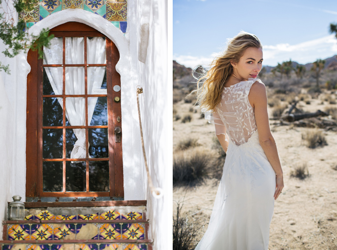 Honeymoon ideas / Photography: Kacie Q. Photography / Styling + Planning: Katalin Green / Swimwear: Nicolita Swimwear / Location: Korakia Pensione, Palm Springs and Joshua Tree / Necklace: Mountainside Designs / Ring: Fly Free Designs / Headpiece: Jennifer Behr / Flowers: Katalin Green + Mac's Floral 