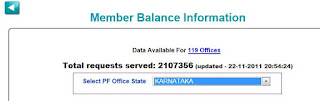 Know Your EPF Balance - Select State