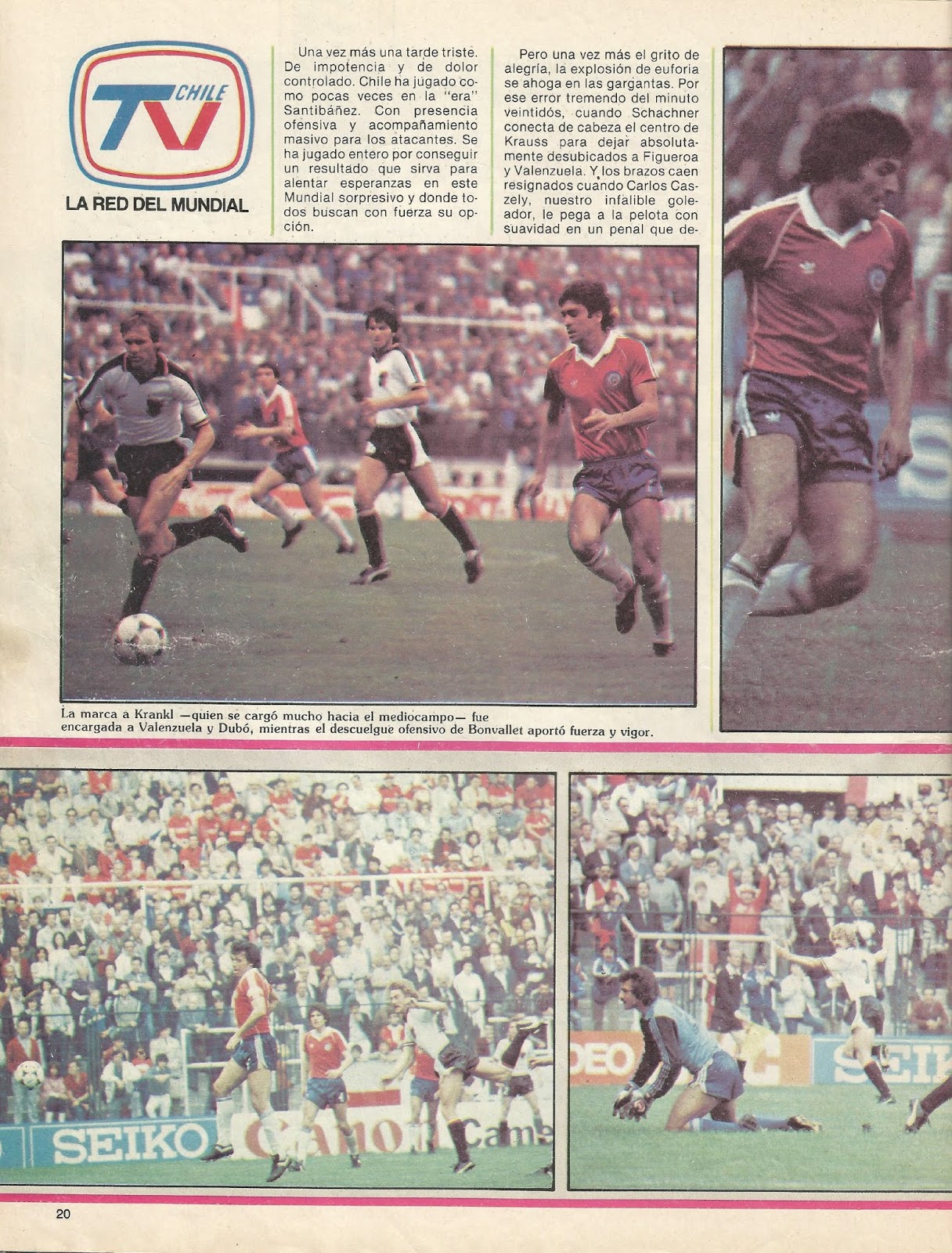 Partidos de la Roja [17/06/1982] ChileAustria 01