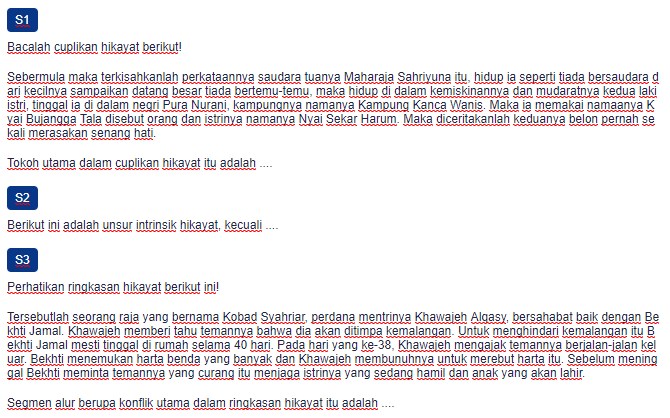 Unsur Intrinsik Sengsara Membawa Nikmat