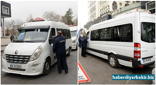 Diyarbakır'da Zabıta Trafik ekipleri minibüsleri denetledi DİYARBAKIR-Diyarbakır Büyükşehir Belediyesi Zabıta Trafik ekipleri, yolcuların daha rahat yolculuk yapabilmesi için toplu ulaşım hizmeti veren araçlarda denetimleri sıklaştırdı.