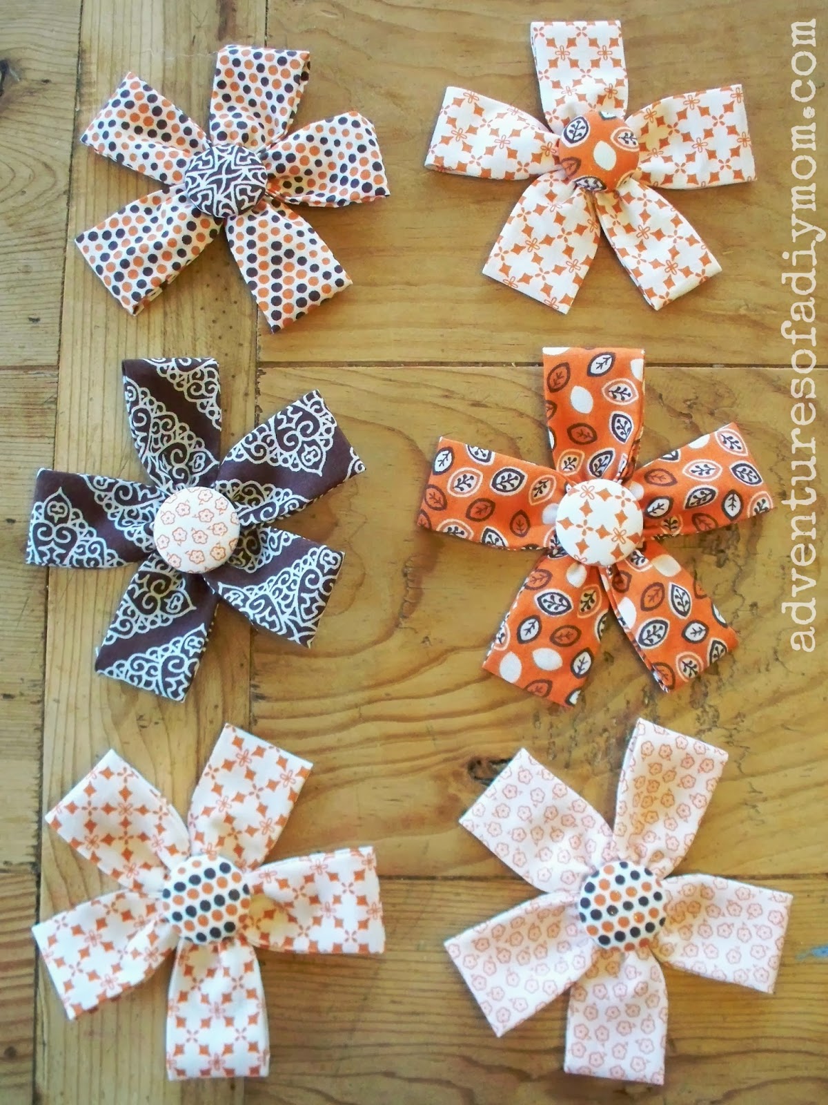 How to Make Fabric Flowers - Adventures of a DIY Mom