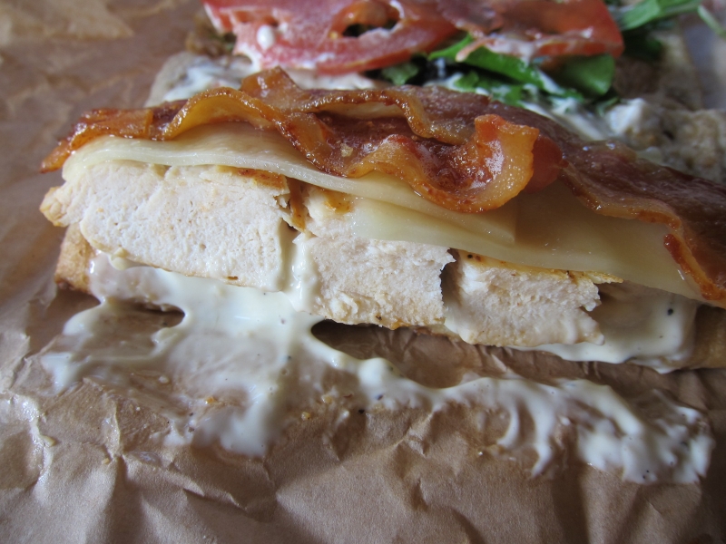 Review Wendy's Asiago Ranch Flatbread Sandwich Brand Eating