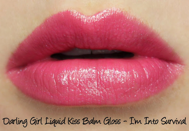 Darling Girl Liquid Kiss Balm Gloss - I'm Into Survival Swatches & Review