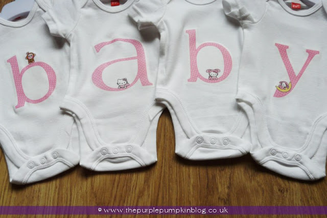 Design Your Own Baby Vest, Onesie or Babygro for a Baby Shower at The Purple Pumpkin Blog