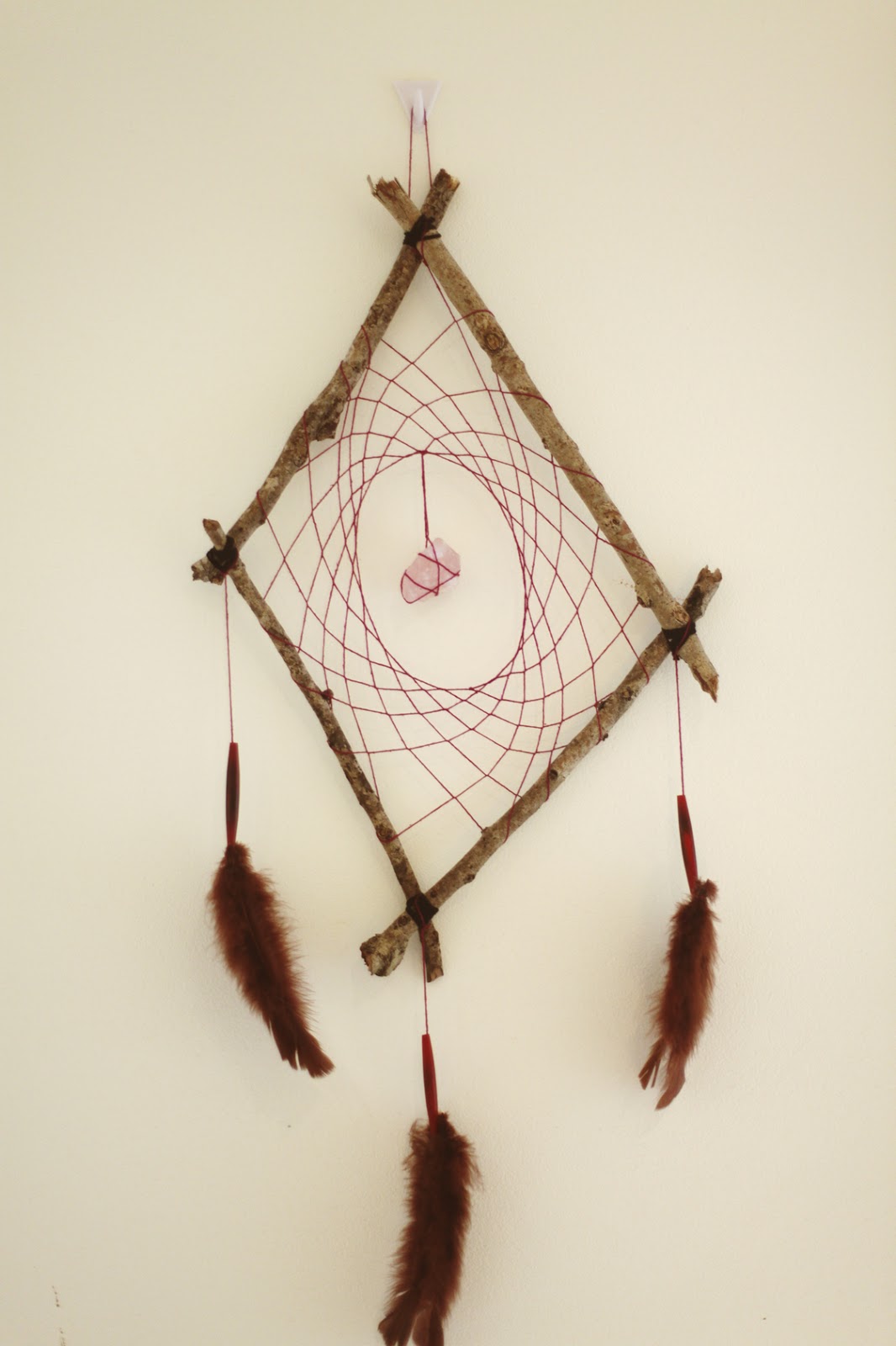 Handmade Dream Catchers by Renee Carey Heart Chakra Dream Catcher // SOLD