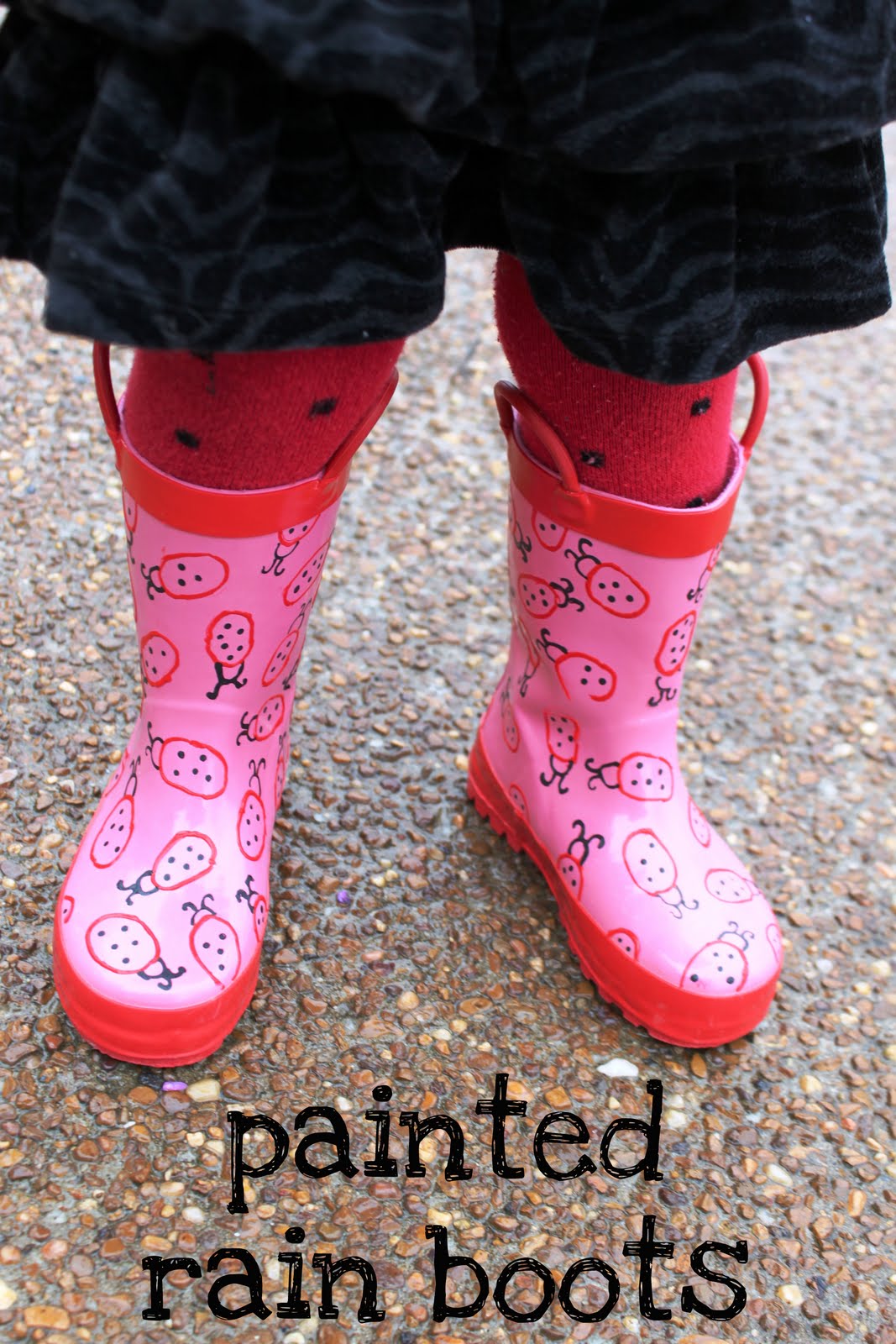 rain boots with designs