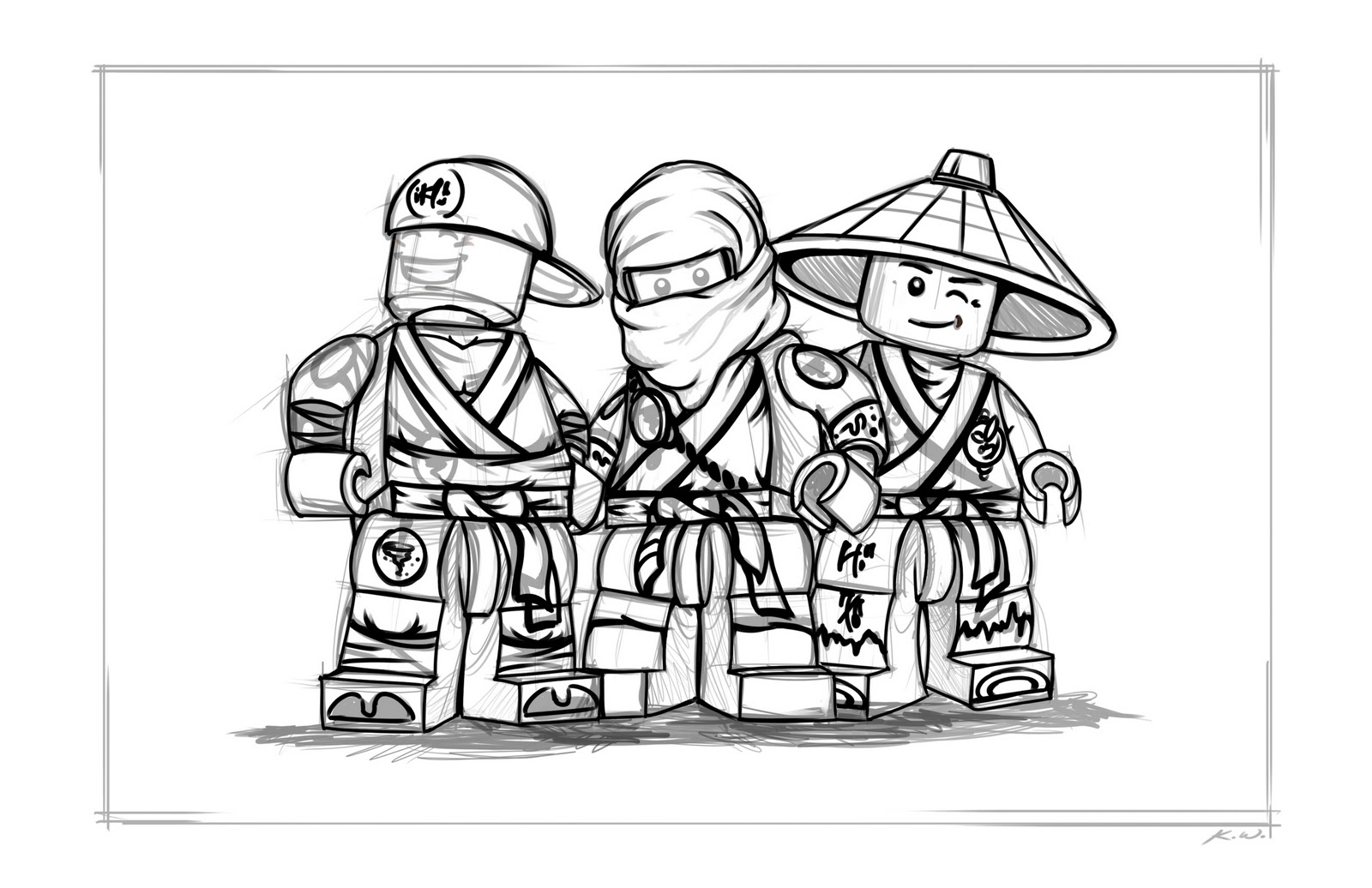 Lego Ninjago Coloring Pages Coloring Pages For Kids