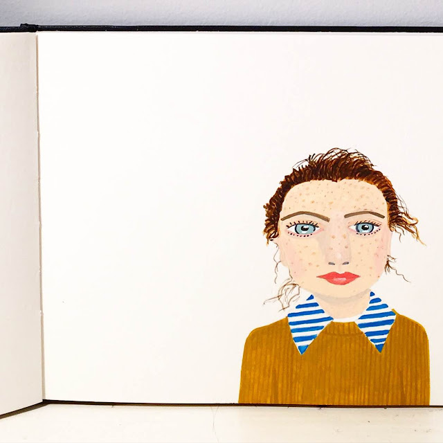 sketchbooks, art, Emma Palmer
