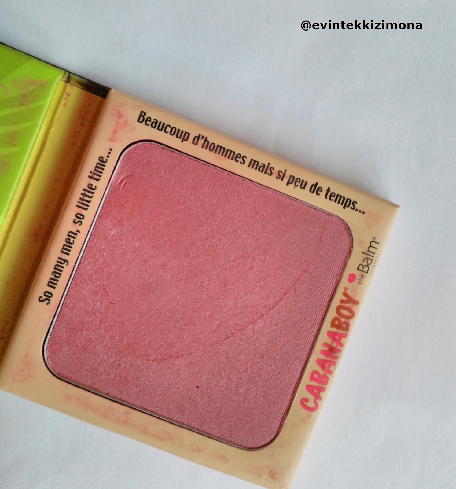 EvintekkızıMona THE BALM CABANA BOY BLUSH