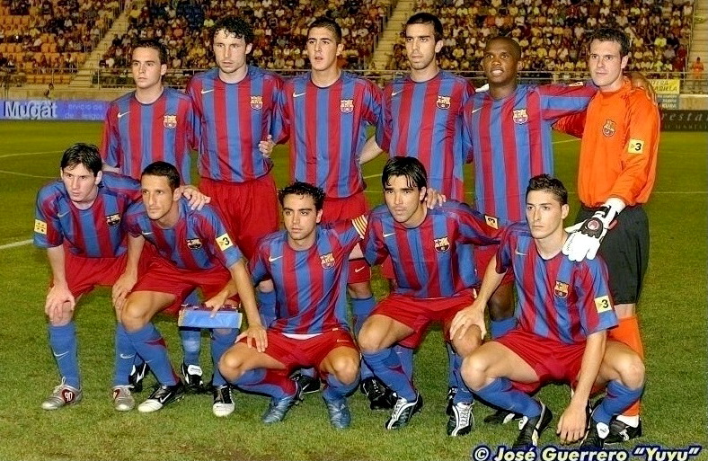 EQUIPOS DE FÚTBOL: F. C. BARCELONA desde la temporada 2000-01 a la 2009-10