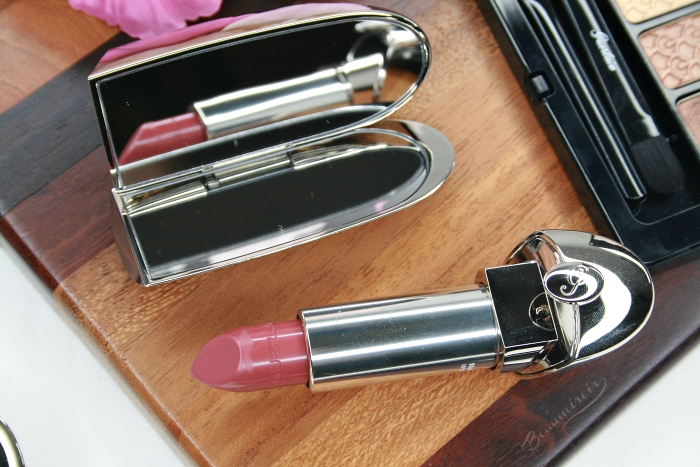 lipstick case with double magnifying mirror