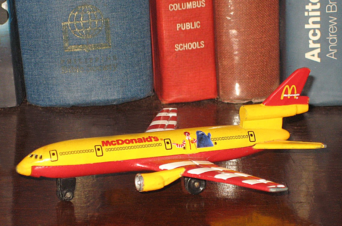 Percy's Fast Food Toy Stories Airplane 2010 Matchbox McD