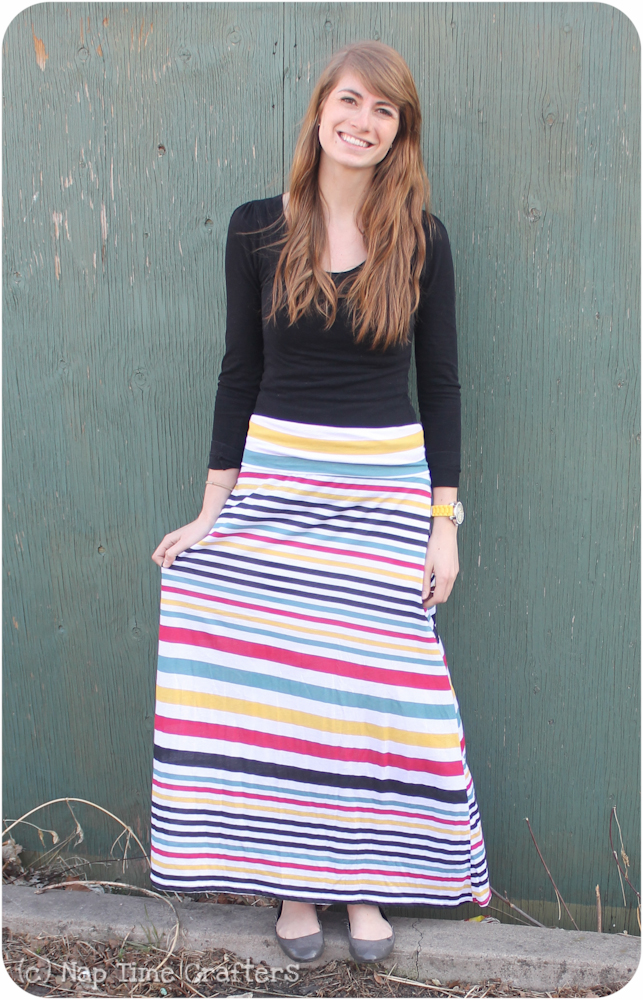 Tutorial: The Maxi Skirt - Peek-a-Boo Pages - Patterns, Fabric & More!
