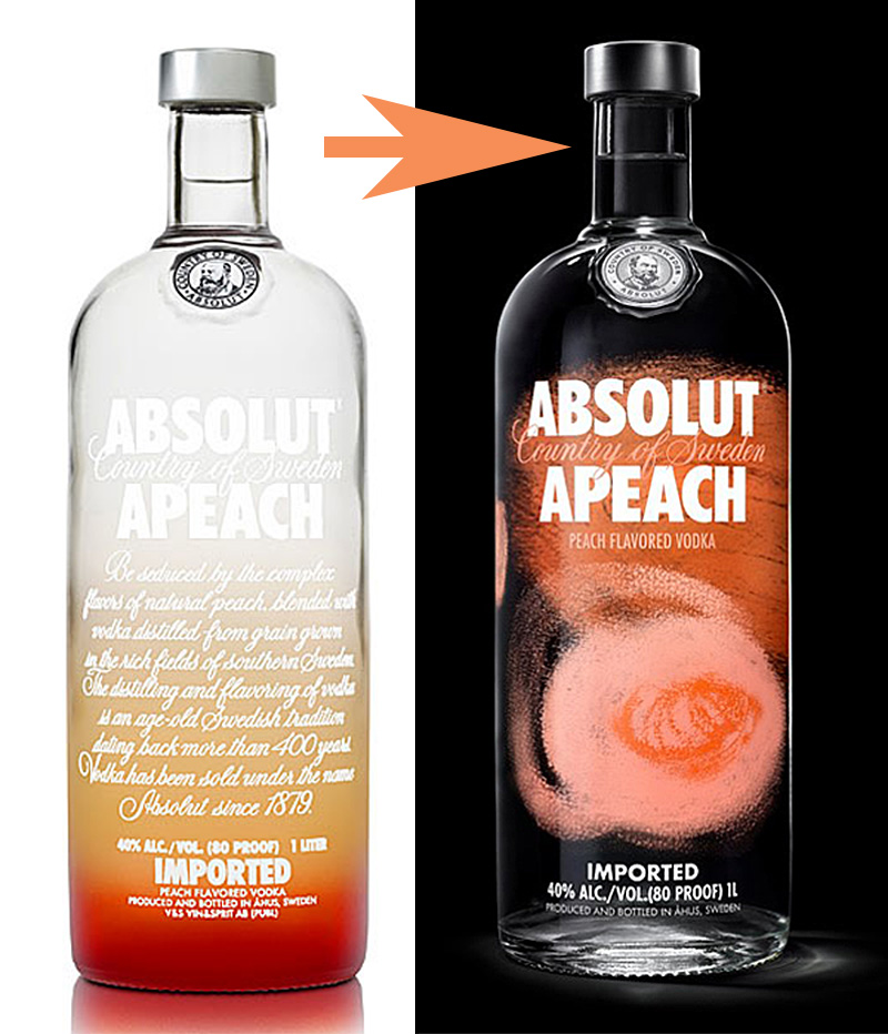 Redesigned Absolut Vodka Bottles