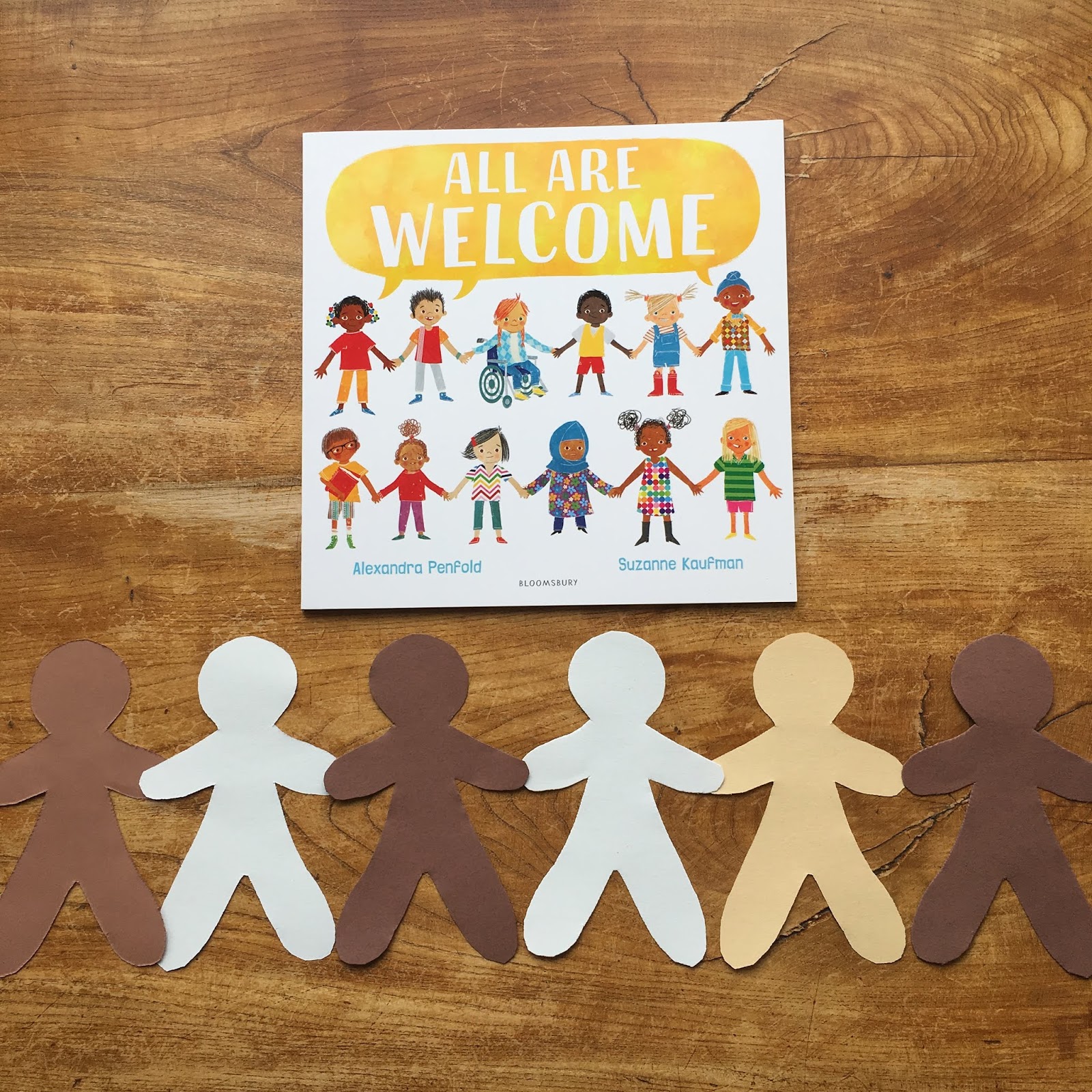 Touring Picture Book: All Are Welcome Here &amp; Multicultural People Craft -  BookBairn