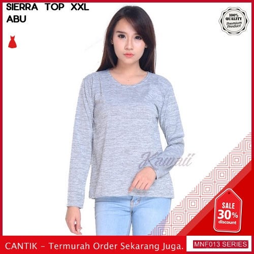 MNF013A129 Atasan Top Wanita Sierra Panjang Tangan Jumbo 2019 BMGShop