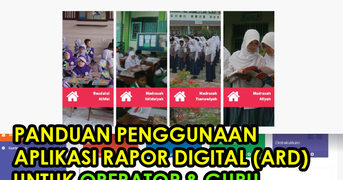 Panduan Penggunaan Aplikasi Rapor Digital Untuk Operator Dan Guru Madrasah Oke Sukses Zone