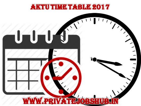 AKTU Time Table