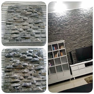 Gambar Batu Alam Wall Cladding Andesit 2 cm untuk Templek Dinding Rumah Gambar Batu Alam Wall Cladding Andesit 2 cm untuk Templek Dinding Rumah