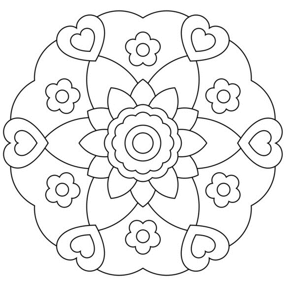 Einfach Mandala kostenlos | Free Mandala Download