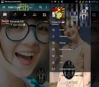 BBM Change Background with Juventus BBM Change Background with Juventus