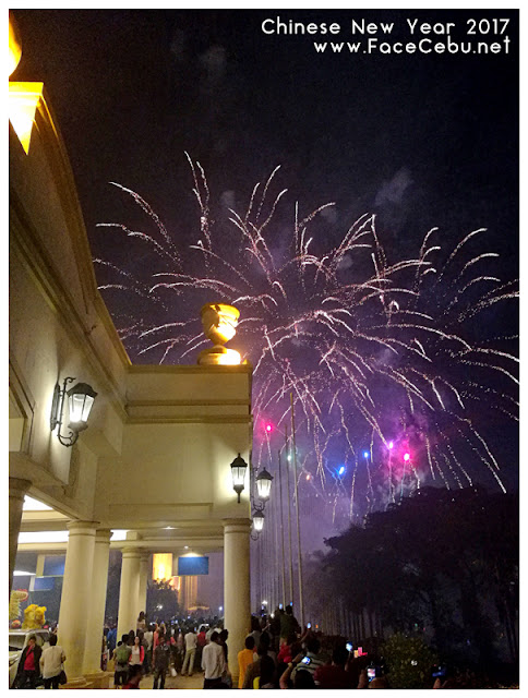 Grand fireworks display at the main entrance Grand fireworks display at the main entrance