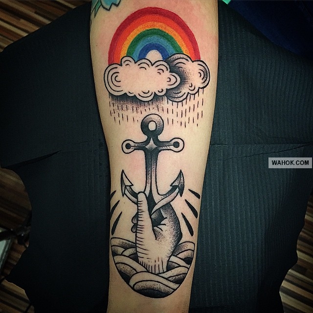 Gambar Tato Tema Pelangi Jenis Water Color, Geometris, Old Shool Terbaik tato 3D keren di punggung, gambar tato di dada, tato keren di kaki, macam macam tato terbaik di dunia, gambar tato tribal