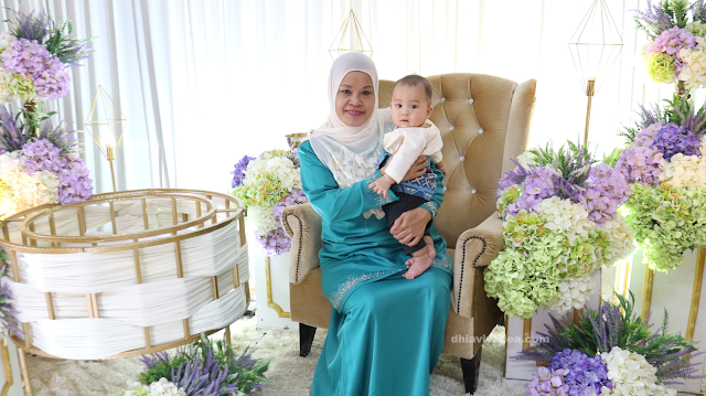 Pelamin Berendoi Cantik Majlis Akikah Aali Hasil Izzahbridalhouse Muar Johor 7