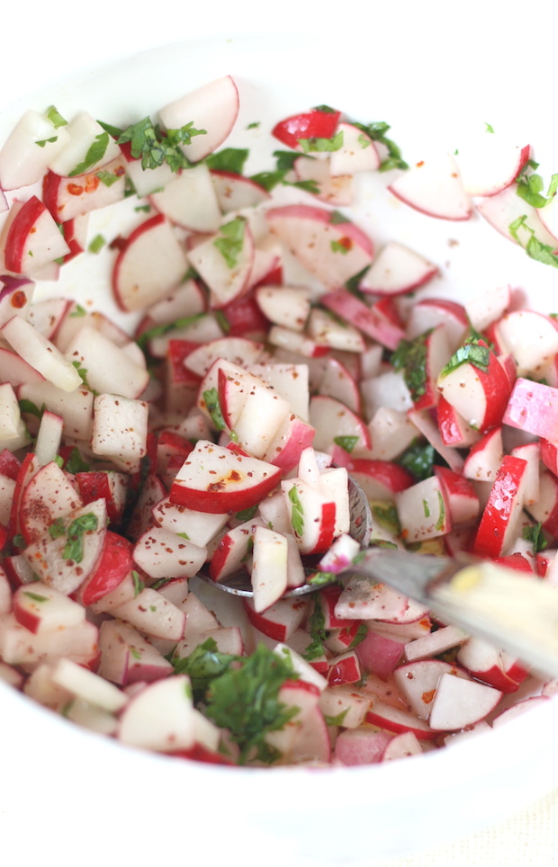 Radish Salad recipe by SeasonWithSpice.com