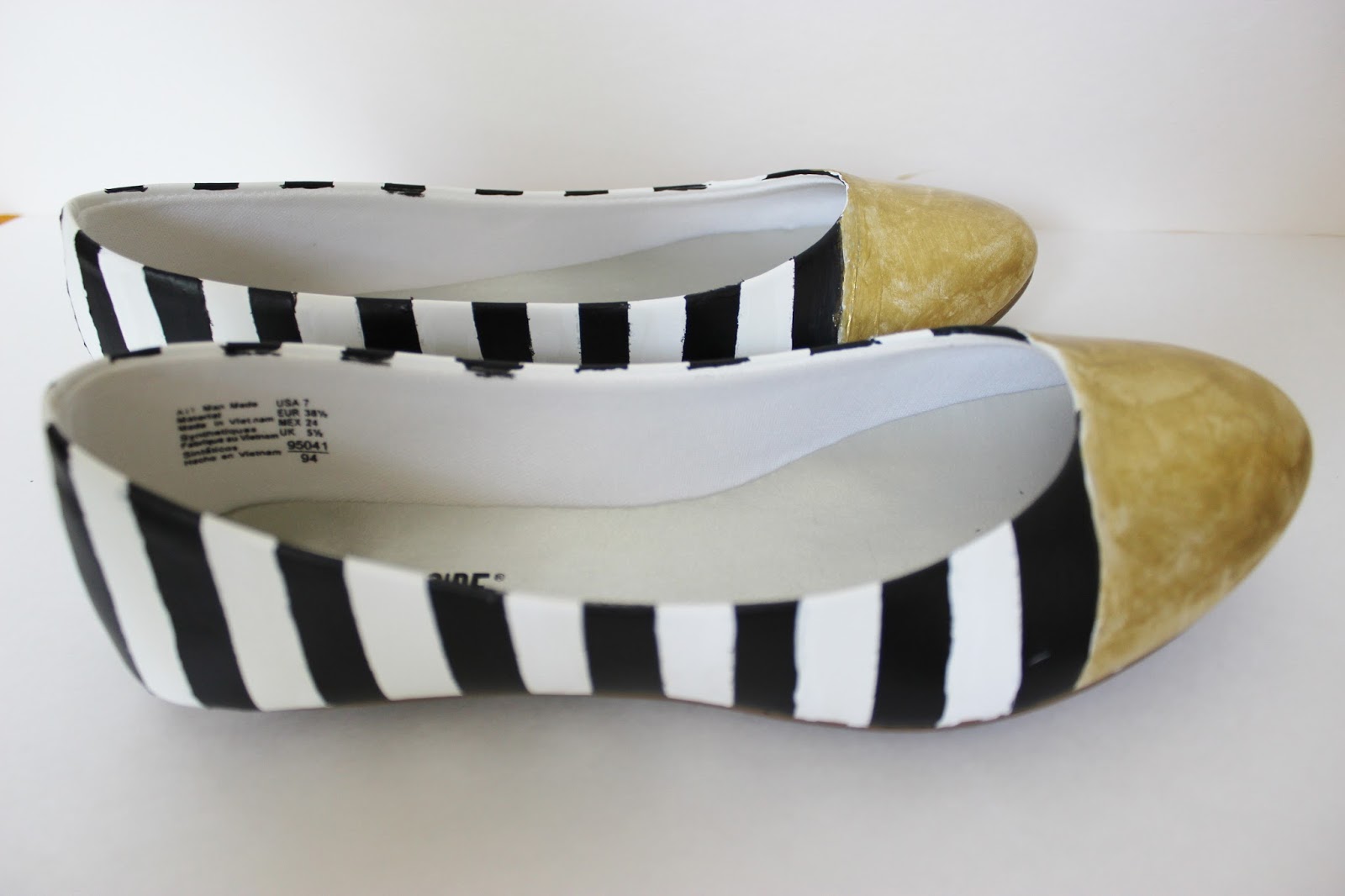 a new day striped flats