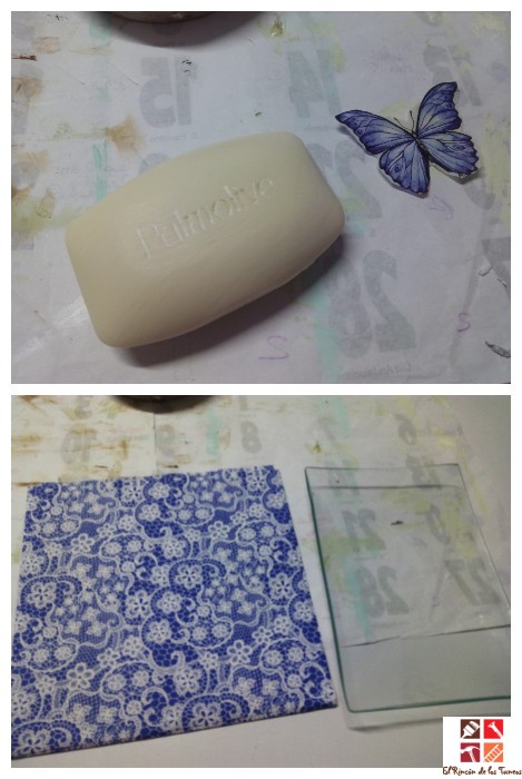 decoupage en jabonetas y jabones