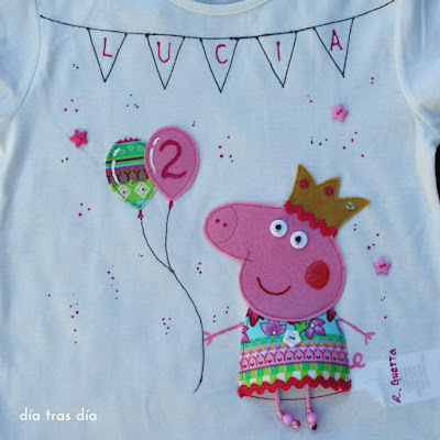 Camiseta Peppa Pig personalizada