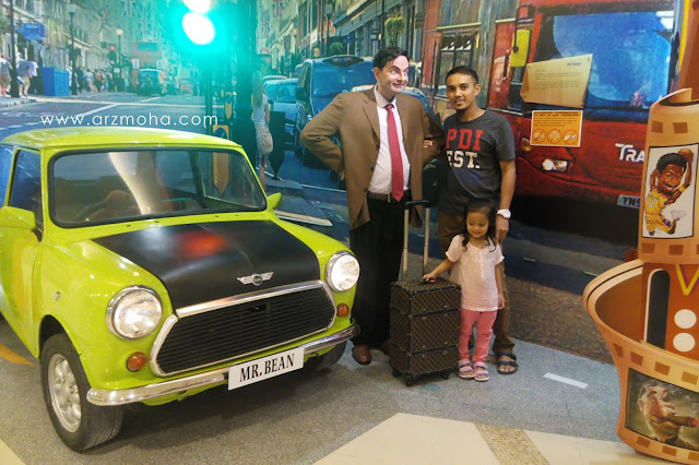 wax musuem pertama di penang, tempat menarik di pulau pinang, cuti-cuti di penang, wax musuem penang, mr bean di penang,