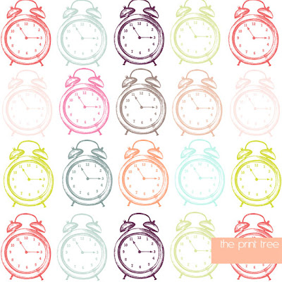 Pattern course student selected for new children's design book! clock brights blog