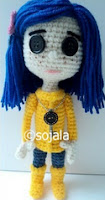PATRON GRATIS MUÑECA CORALINE (LOS MUNDOS DE CORALINE) AMIGURUMI 1351 PATRON GRATIS MUÑECA CORALINE (LOS MUNDOS DE CORALINE) AMIGURUMI 1351