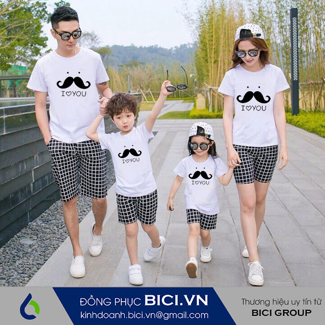 mẫu áo đồng phục gia đình 9 mẫu áo đồng phục gia đình 9