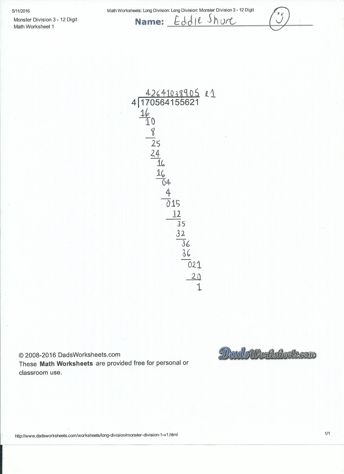 Worksheets Calculator Worksheets eddies math and calculator blog arithmetic resource website dadsworksheets com