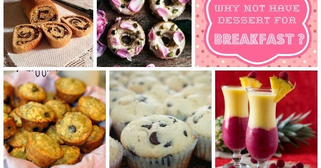 Pieces by Polly: Dessert for Breakfast Ideas - Weekly Block Party Link-Up