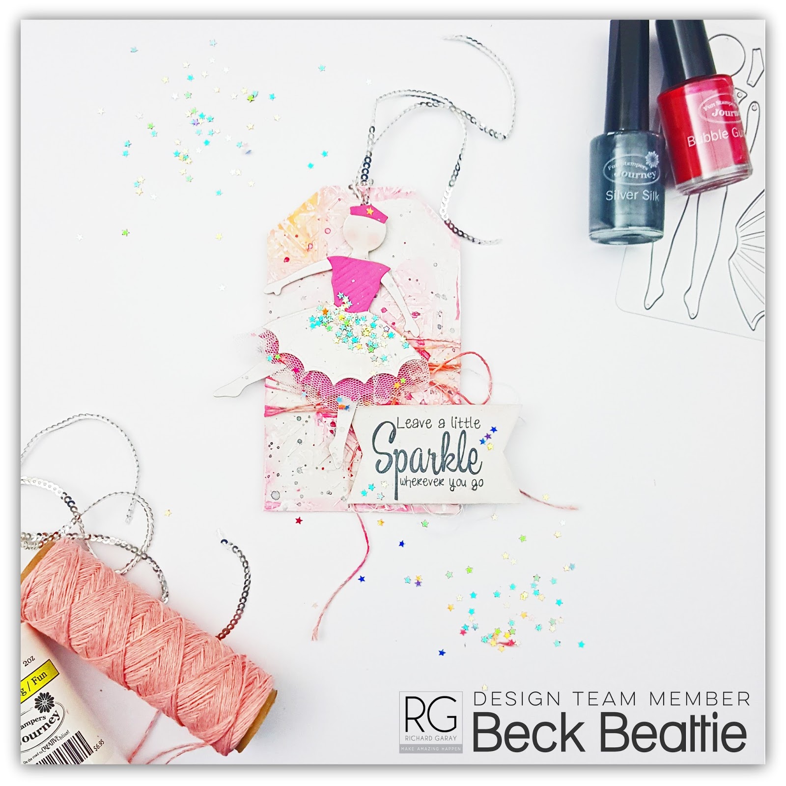 Beck BT Mixed media fun with RG Media Venture collection