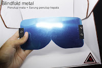 Jual alat sulap blindfold metal + sarung Jual alat sulap blindfold metal + sarung